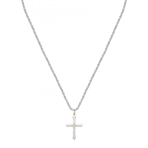 Morellato God pend. rosary gold +ss 550mm maschile SANF14