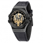 Maserati Potenza 42mm auto schelet blk dial blk s uomo