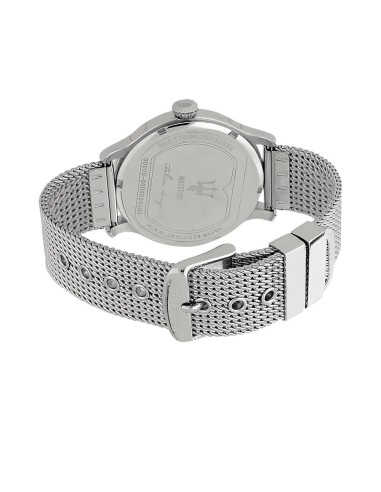 Maserati Epoca 42mm 3h gray dial brac mesh ss