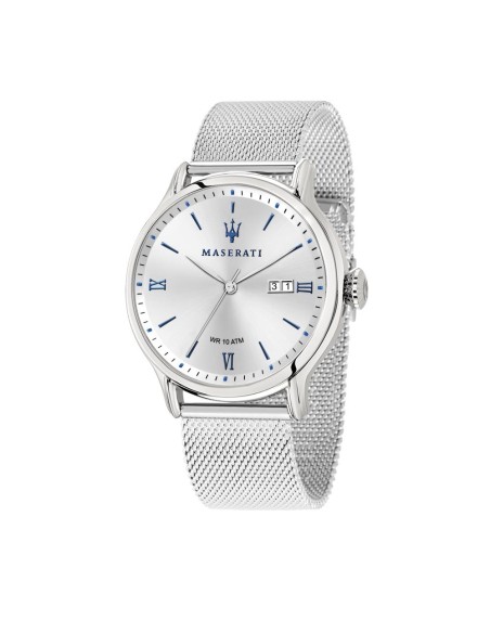Orologio MASERATI uomo Epoca datario acciaio / silver