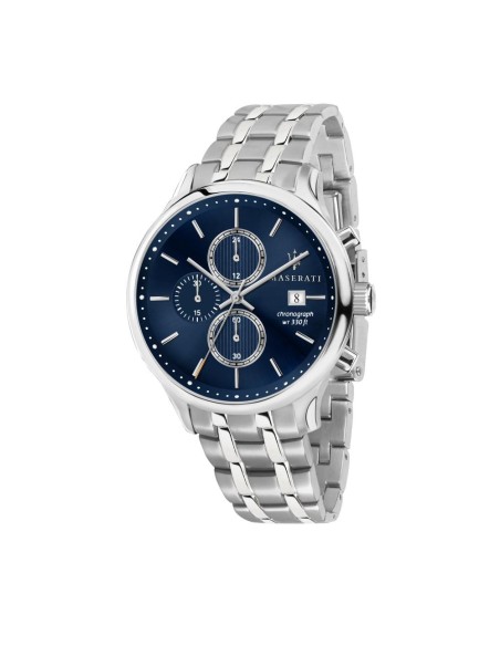 Maserati Gentleman 43mm chr blue dial ss br