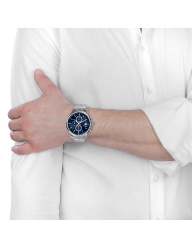 Maserati Gentleman 43mm chr blue dial ss br