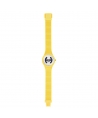 Orologio HIP HOP unisex Solar gomma giallo / bianco - 34 mm