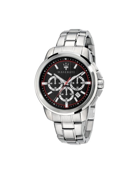 Orologio MASERATI uomo Successo cronografo acciaio / nero