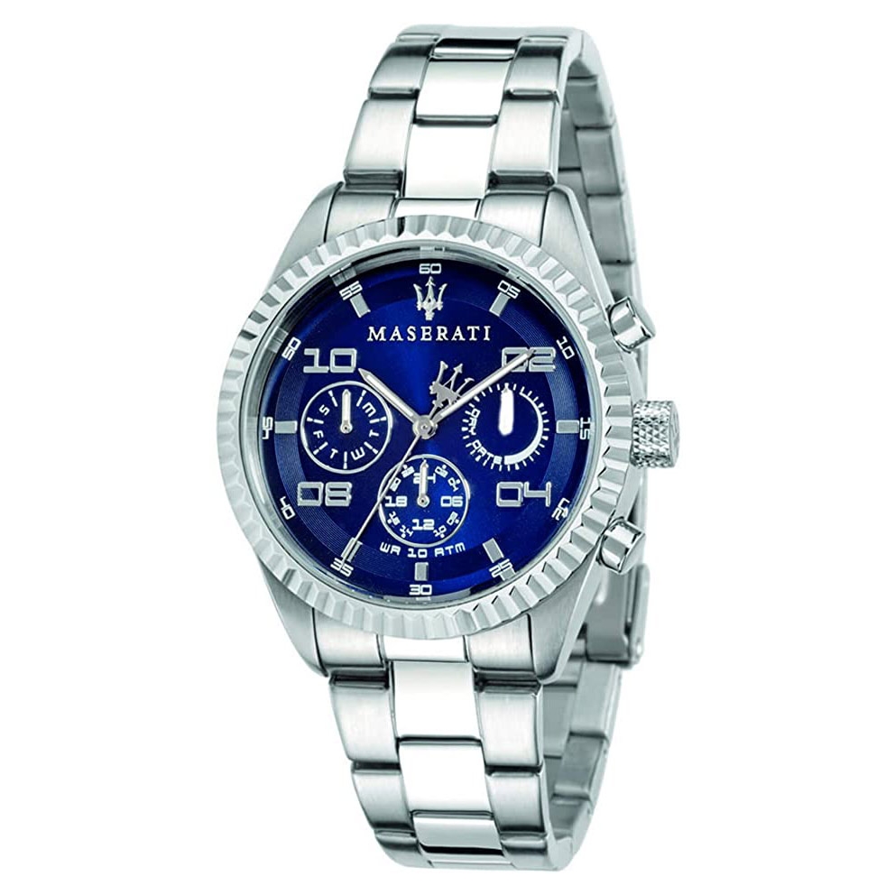 Offerta Maserati Competizione 40mm multi blue dial br. ss a prezzo basso