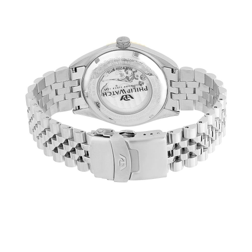 Philip Watch Caribe 41mm auto 3h black dial br ss