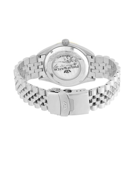 Philip Watch Caribe 41mm auto 3h black dial br ss