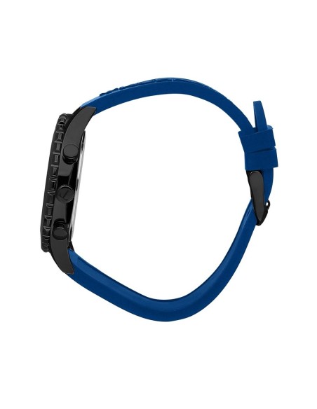 Orologio TRUSSARDI uomo T-logo multi funzione gomma blu / nero
