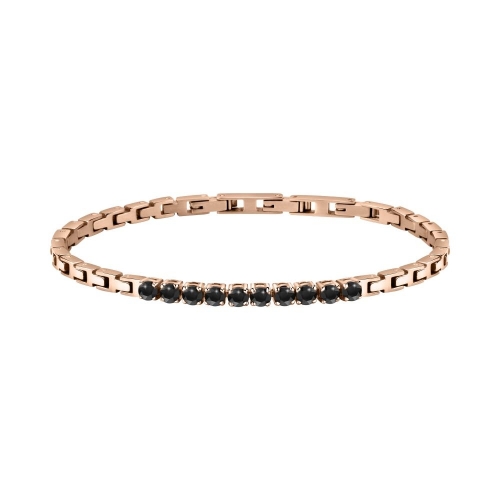 Bracciale MORELLATO uomo Alfa acciaio oro rosa...