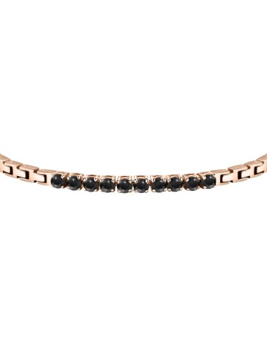 Bracciale MORELLATO uomo Alfa acciaio oro rosa...