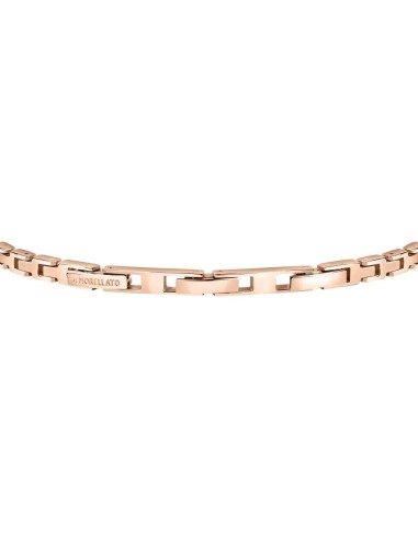 Bracciale MORELLATO uomo Alfa acciaio oro rosa...
