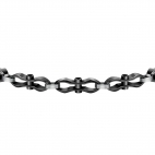 Bracciale SECTOR uomo Energy acciaio nero - 22 cm