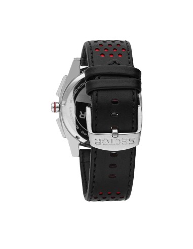 Sector 890 44mm chr black dial black strap