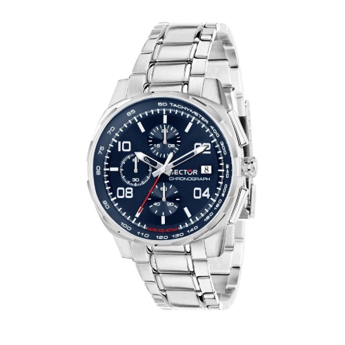 Sector 890 44mm chr blue dial ss br