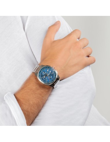 Sector 890 44mm chr blue dial ss br