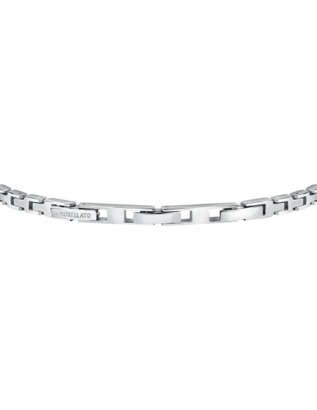 Bracciale MORELLATO uomo Tennis acciaio / cristalli bianchi