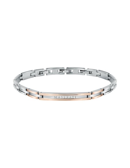 Bracciale MASERATI uomo Wip acciaio / oro rosa