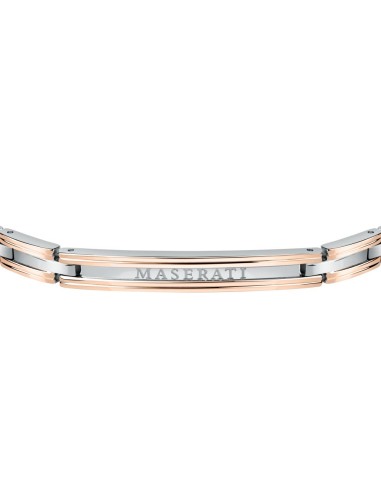 Bracciale MASERATI uomo Wip acciaio / oro rosa