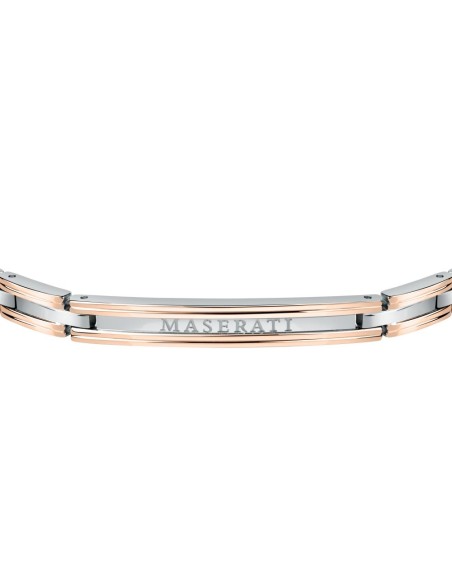 Bracciale MASERATI uomo Wip acciaio / oro rosa