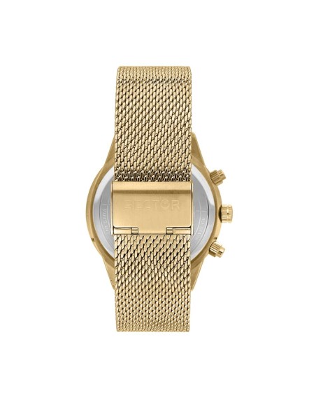 Orologio SECTOR uomo 670 multi funzione acciaio dorato / nero