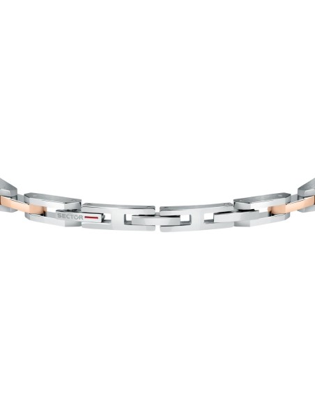 Sector Energy – Bracciale Uomo Acciaio Silver-Rose Gold (SAFT52)