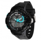 Sector Ex-47 47mm digital black w/blue strap uomo R3251508003