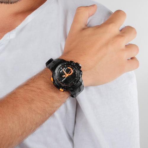 Sector Ex-47 47mm digital black w/orange strap uomo R3251508004