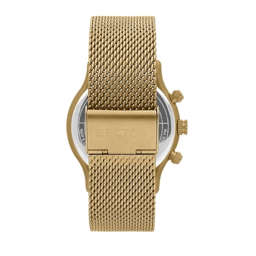 Sector 660 43mm mult black dial mesh br yg maschile R3253517016
