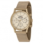 Sector 660 43mm mult beige dial mesh br beige maschile