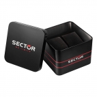 Sector Speed touch 37mm 3h blk dial l.blu sil s maschile