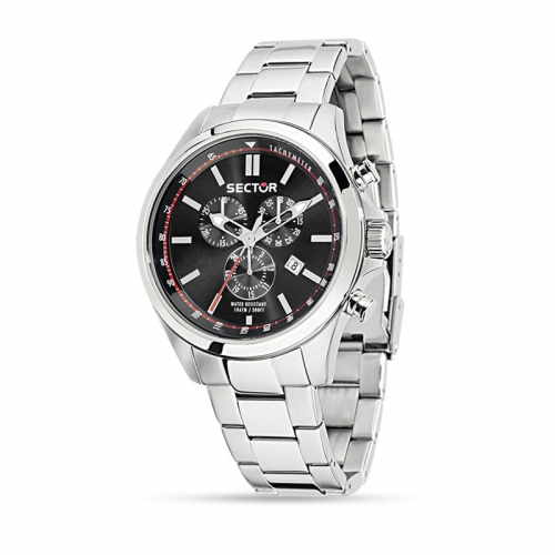Sector 180 chr black dial bracelet uomo R3273690008