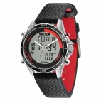 Sector Master 45mm 3h grey+digital dial blk st uomo R3271615001