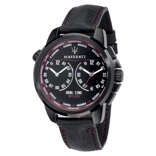 Maserati Successo 44 mm blk dial blk s ip blk