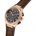 Maserati Triconic 43mm chr d.gun dial brown st