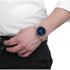 Orologio Maserati Gentleman oro rosa / blu - 43 mm