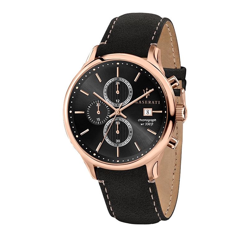 Orologi uomo: orologio uomo Maserati Gentleman 43mm chr black dial blk s  R8871636003 in offerta