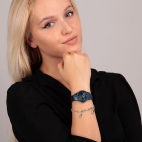 Orologio Trussardi T-bent blu - 32 mm - Special Pack