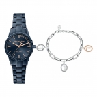 Orologio Trussardi T-bent blu - 32 mm - Special Pack