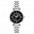 Trussardi T-twelve 34mm 3h black dial br ss