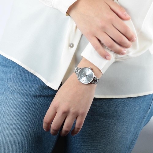 Trussardi T-evolution 36mm 3h sil dial br