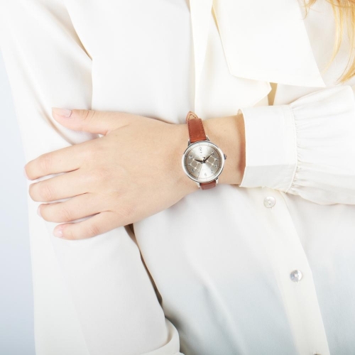 Trussardi T-evolution 36mm 3h beige dial st