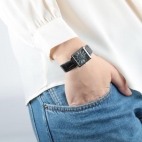 Trussardi T-princess 25mm 2h black dial black stra