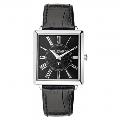 Trussardi T-princess 25mm 2h black dial black stra