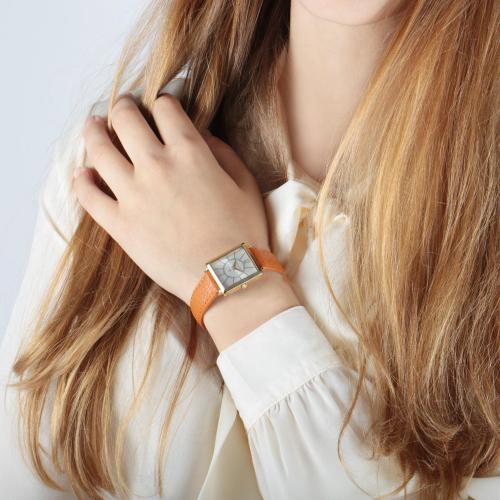 Trussardi T-princess 25mm 2h silver dial brown str