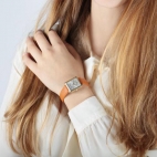Trussardi T-princess 25mm 2h silver dial brown str