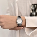 Morellato Ego 33mm 3h white matte dial br ss