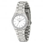 Morellato Ego 33mm 3h white matte dial br ss