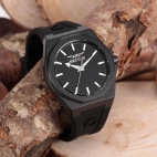 Sector 960 41mm 3h black dial black sili st maschile R3251538001