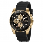 Sector 450 43mm chr black dial black silicon st maschile