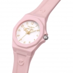 Sector 960 33mm 3h white dial pink silicon st femminile